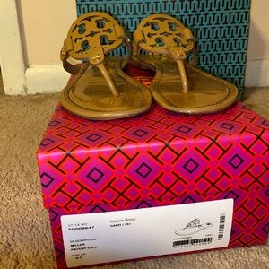 Tory Burch Miller Sandals Sand